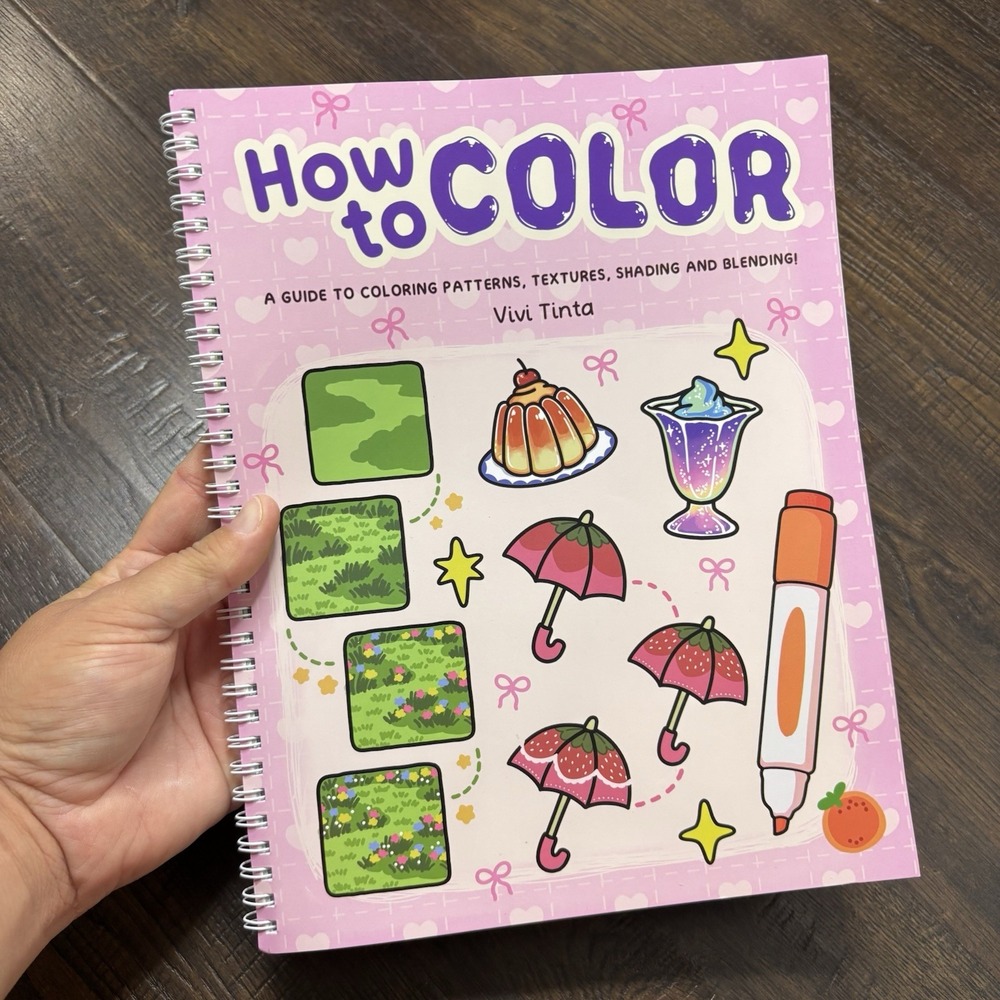 How to Color: Simple Step-by-Step Guide to Coloring Patterns, Textures, Shading